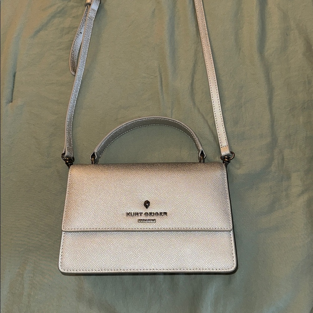 Kurt Geiger Silver Crossbody Bag